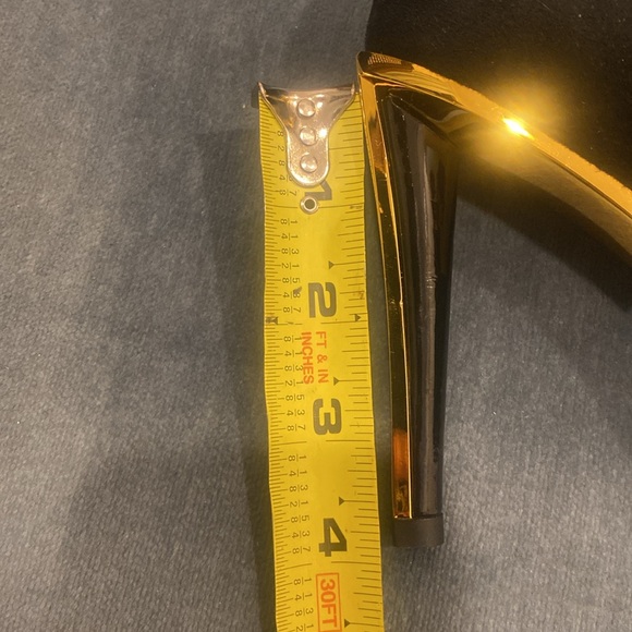 Jeffrey Campbell Conspiracy black and gold heels 8.5 - Picture 11 of 11